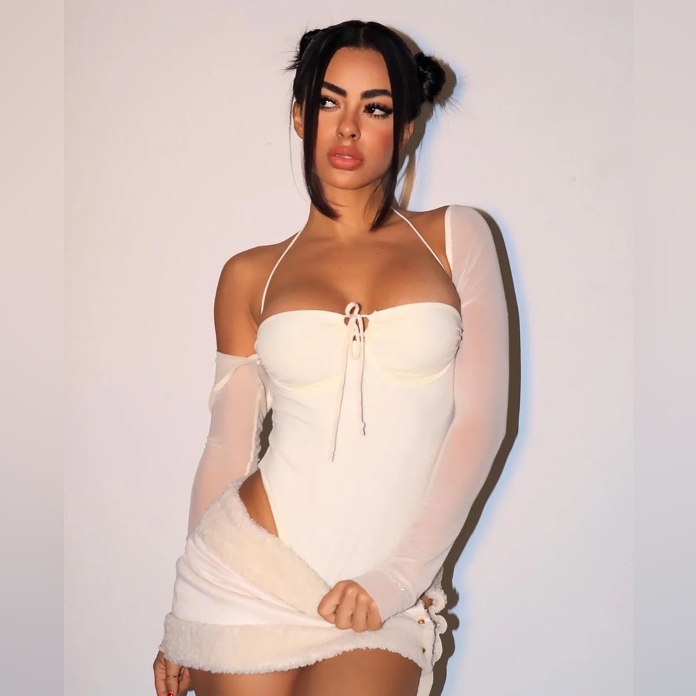 FASHION NOVA ROSALIA MESH BODYSUIT